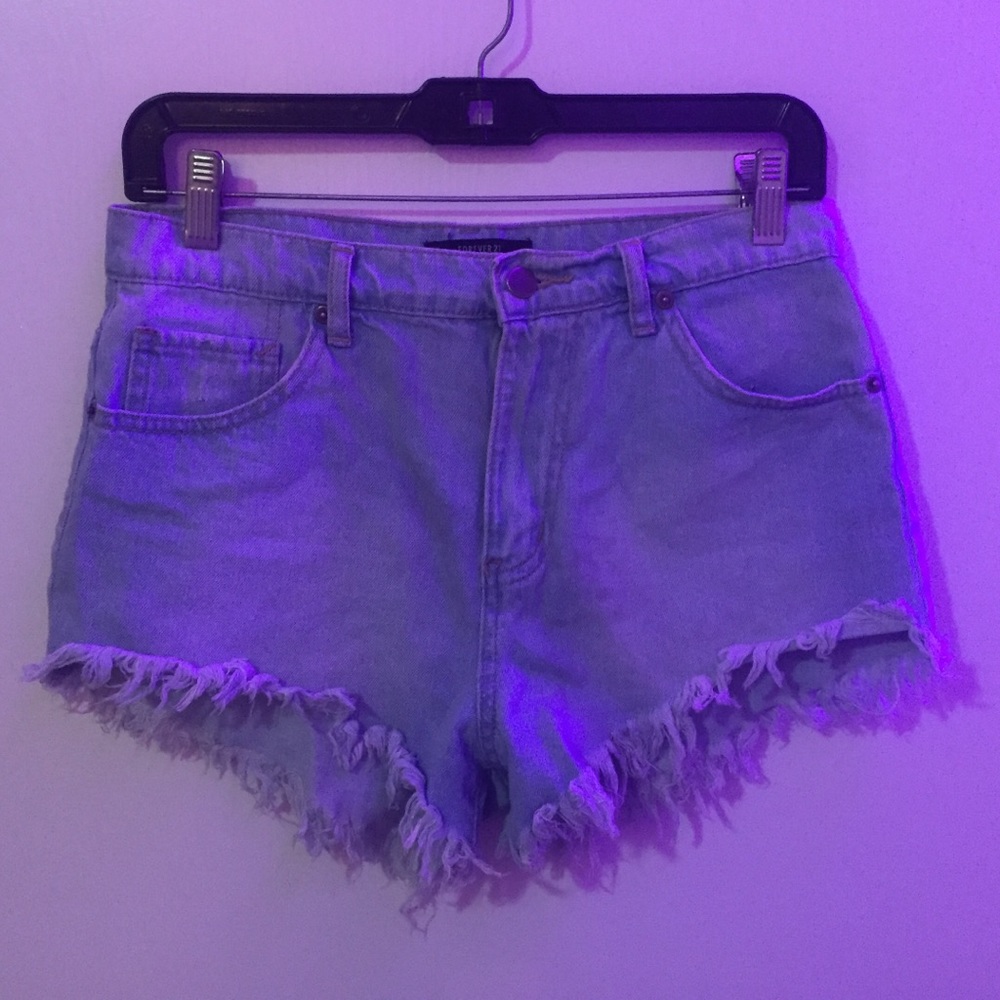 Denim shorts